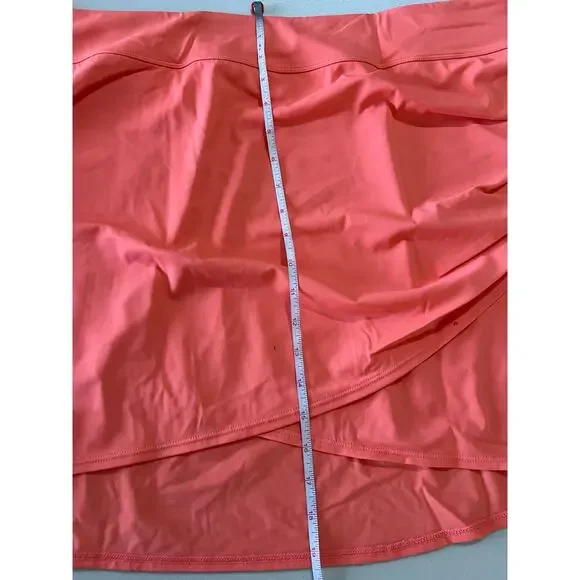 Ambernoon II By Dr. Erum Ilyas UPF 50 Wrap Swim Skirt CORAL NWT PLUS SIZE 30W - Picture 7 of 8